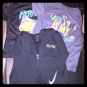 Toddler Athletic Shirts and Jacket.